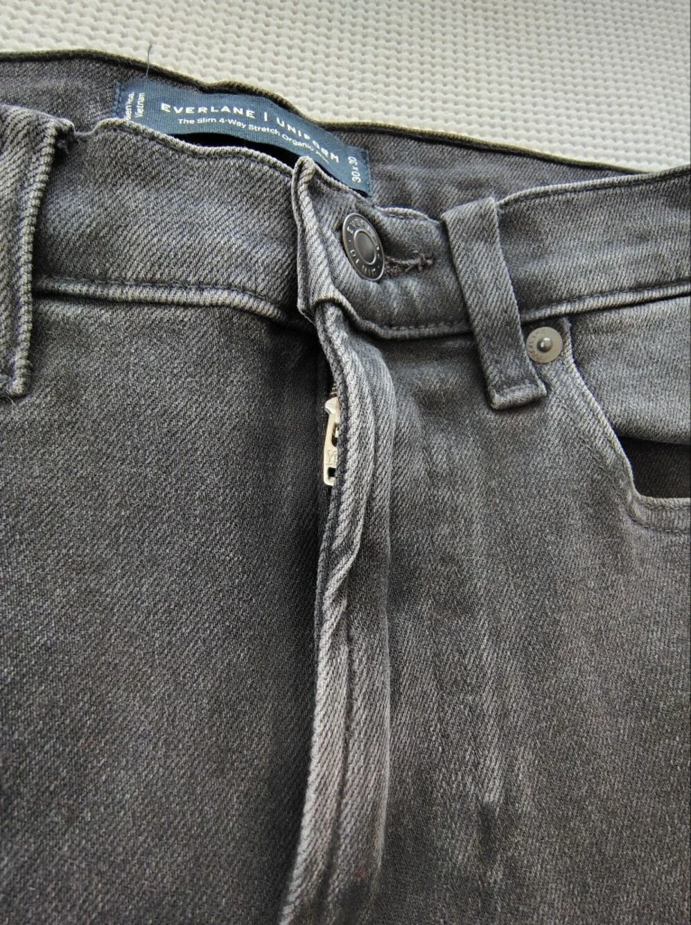 Everlane Black Slim Stretch Jeans Size 30.